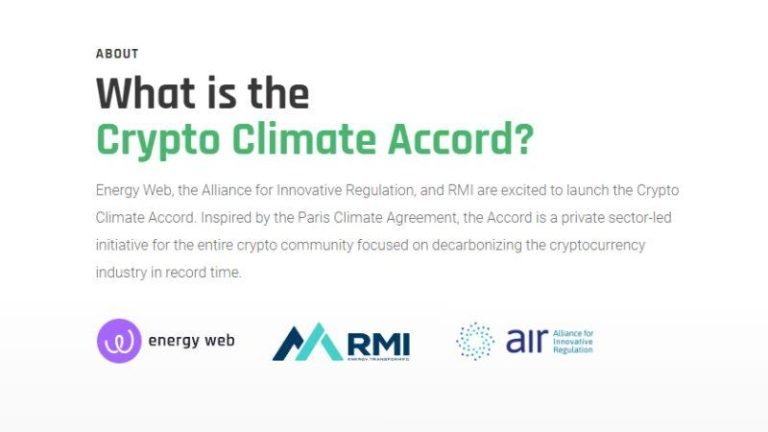 Crypto Climate Accord - AlexaBlockchain