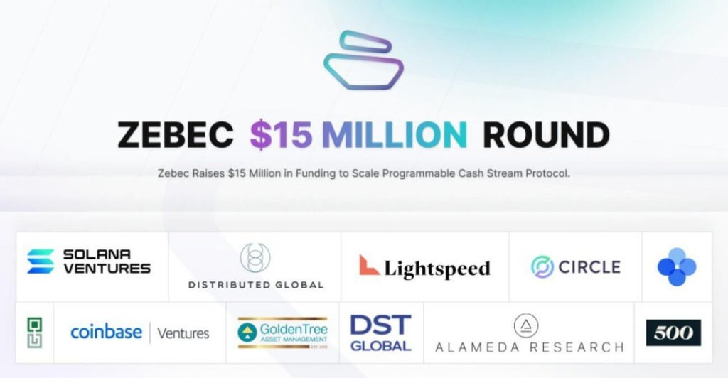 Solona Powered Zebec Raises $15M to Scale Its DeFi And Web3 payments solution