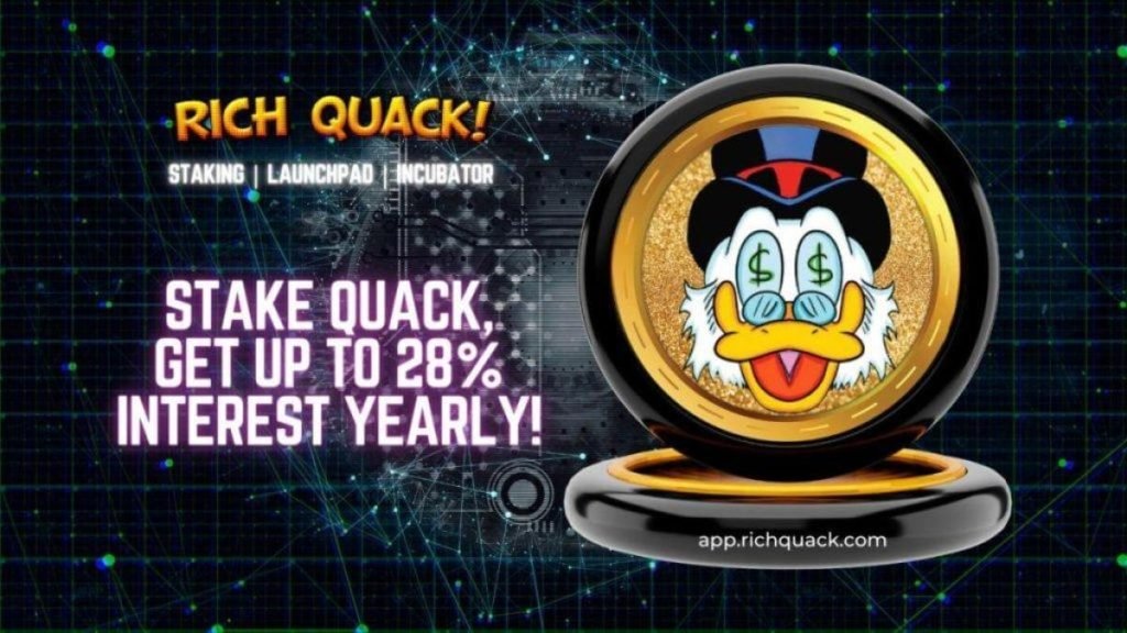 RichQUACK Staking Pool Records $1M TVL Milestone