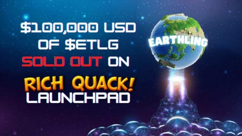 RichQUACK Concludes Earthling IDO In Record Time Amid Market Volatility
