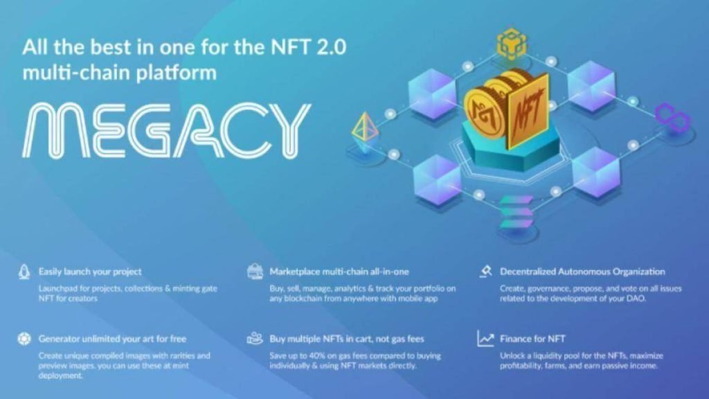 Dominate the NFT market with MEGACY’s multi-chain, all-in-one platform