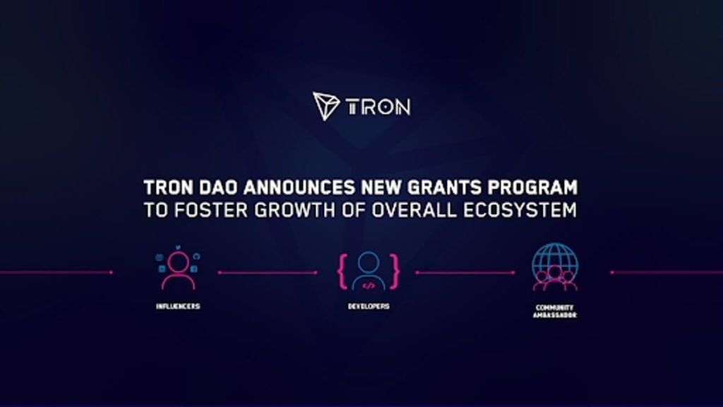 TRON DAO Launches New Grants Program to Foster Growth of Overall Ecosystem