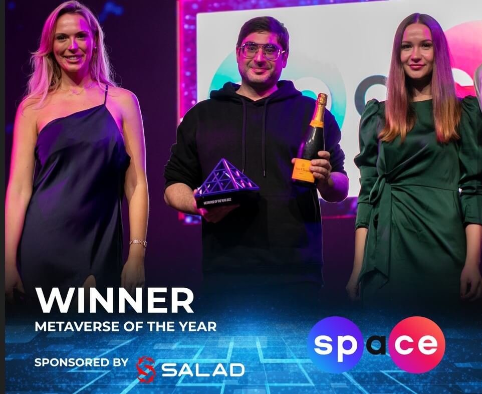 SPACE wins the Metaverse of the Year at AIBC Awards 2022