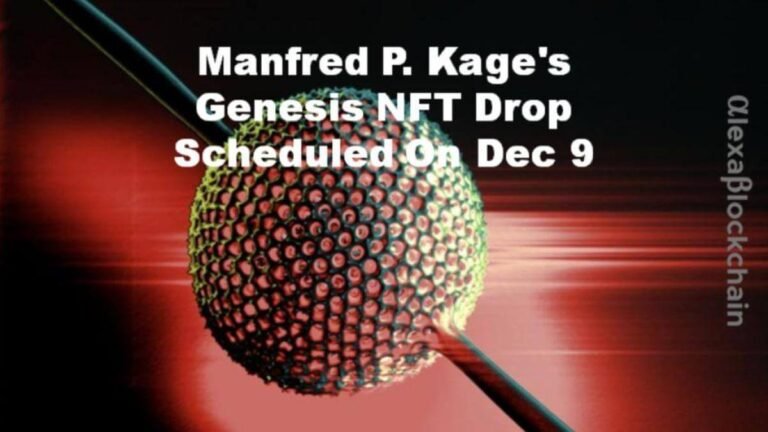 Manfred P. Kage's Genesis NFT Drop Scheduled On Dec 9