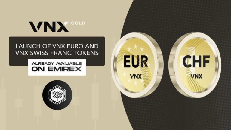 VNX Adds Europe’s First Fiat-pegged Euro and Swiss Franc Stablecoins