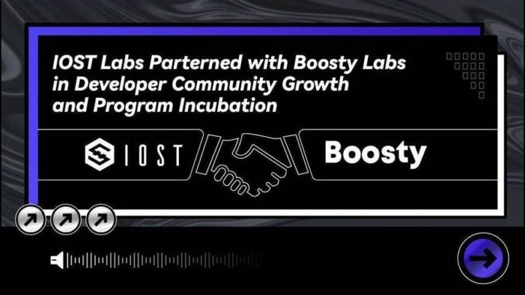 Boosty Labs Teams Up With IOST Labs To Foster Blockchain Developer Growth and Innovation