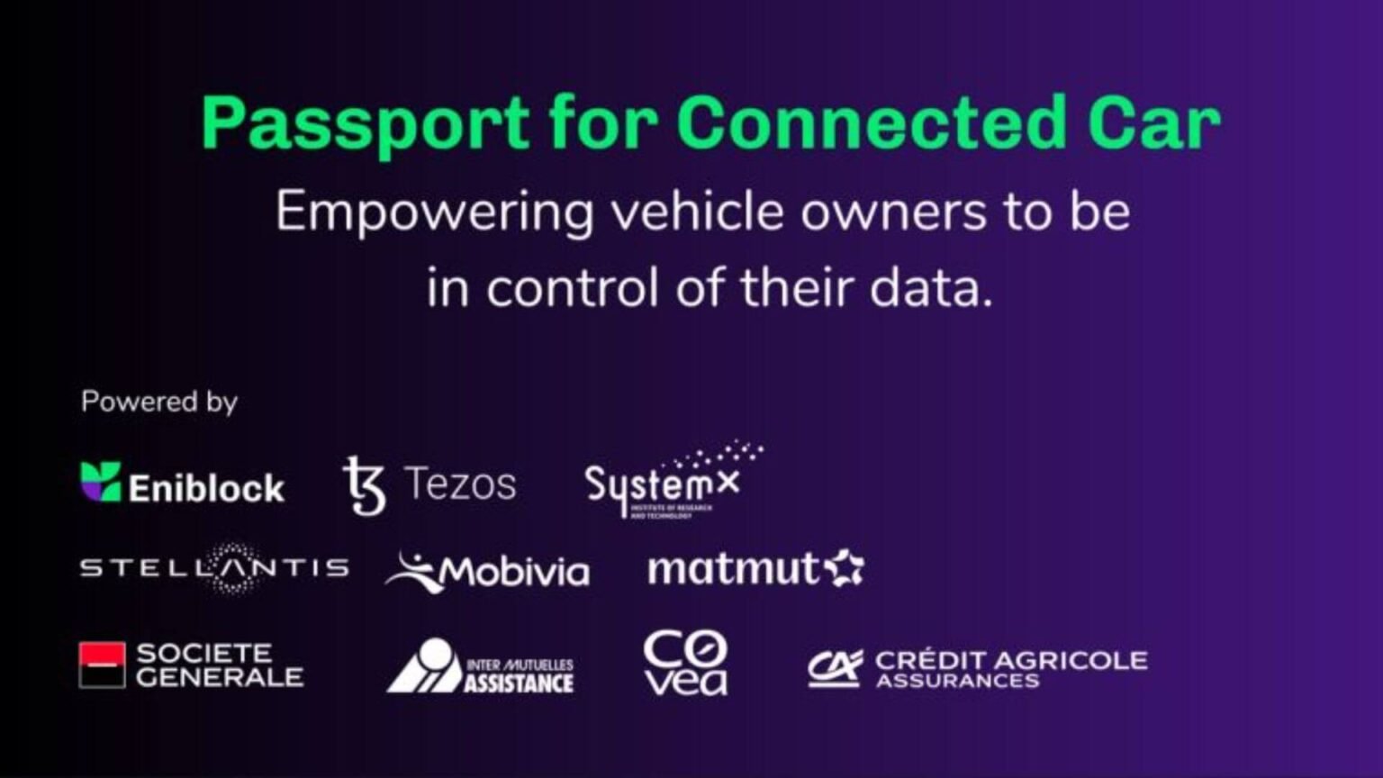 Tezos powered “Passport for Connected Car” solution is now ready to transform the automotive sector