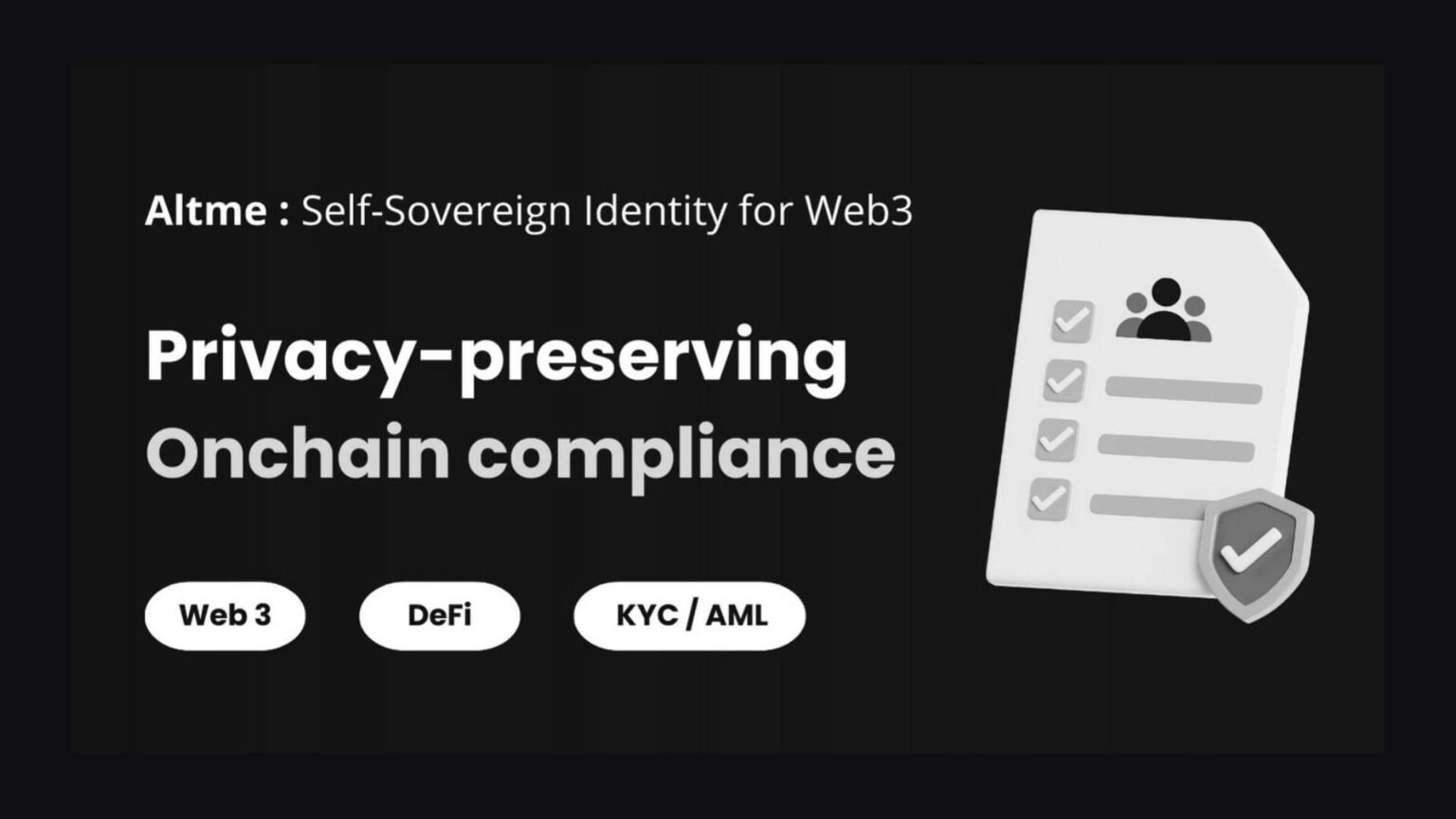 Altme Introduces The First Decentralized On-Chain Compliance Solution for dApps