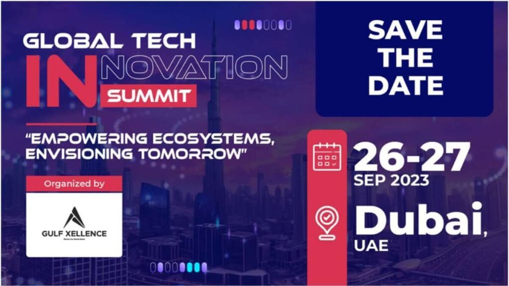 Global Tech Innovation Summit 26-27 September 2023