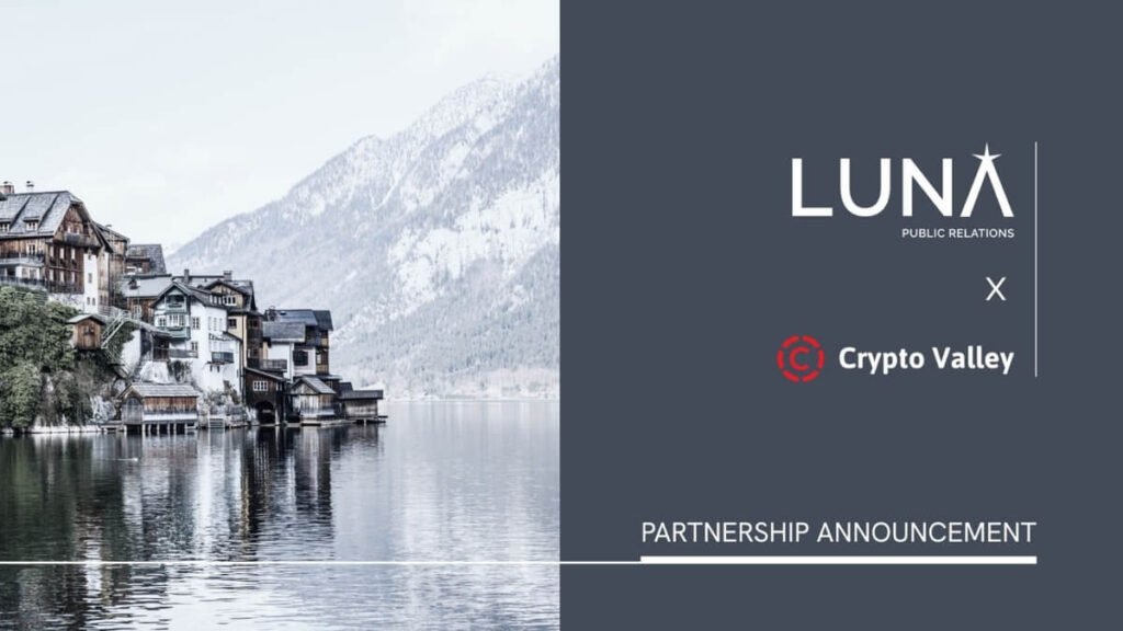 Luna PR, a Web3 public relations agency, announces strategic partnership with the Crypto Valley Association