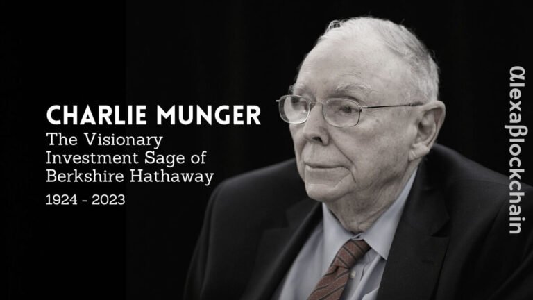 Remembering Charles T. Munger The Visionary Investment Sage of Berkshire Hathaway