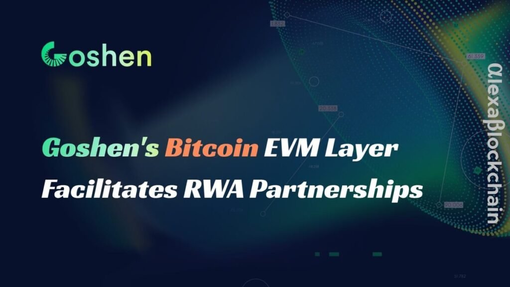 Goshen Bitcoin EVM Layer Facilitates RWA Partnerships