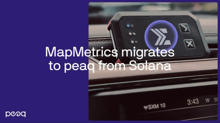 MapMetrics to Fully Migrate Navigation dApp to peaq Blockchain