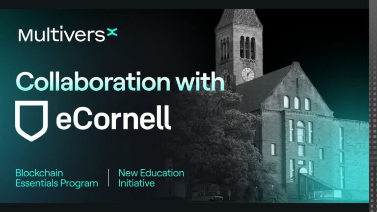 MultiversX Partners with eCornell to Launch a Blockchain Program for Underprivileged Students