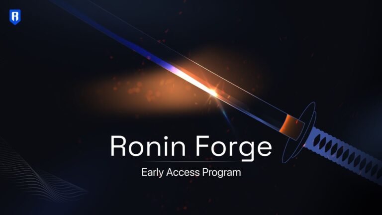 Sky Mavis has launched Ronin Forge, empowering game studios to push the boundaries of creativity and explore new frontiers in game development.