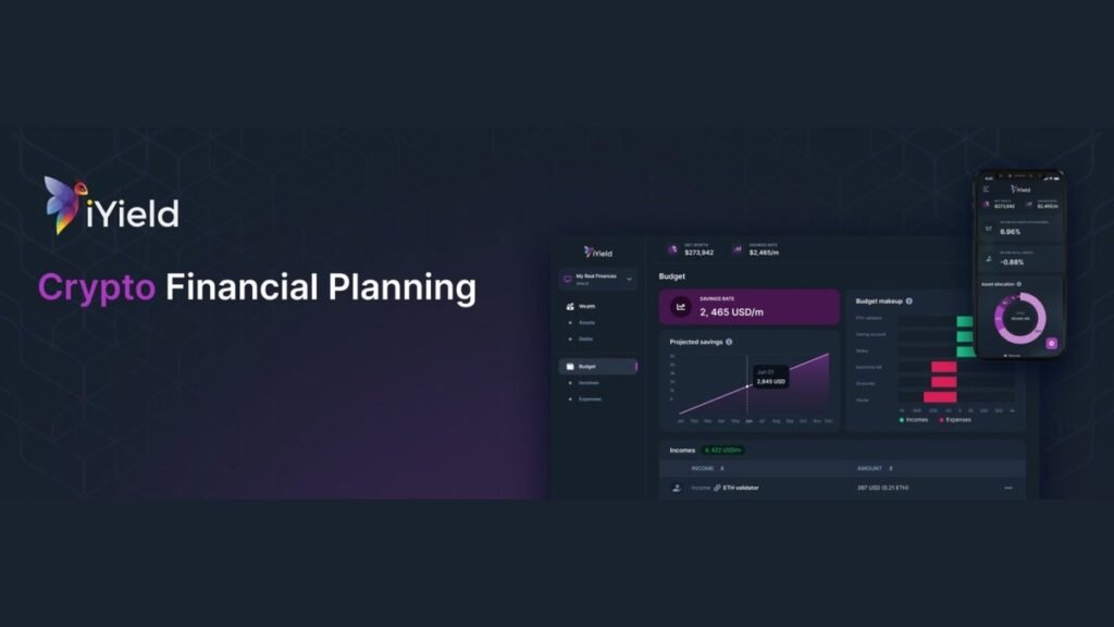 Take control of your finances with iYield, crypto’s first financial planning tool