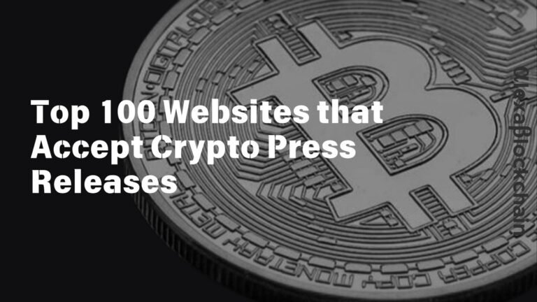 Top 30 Websites that Accept Crypto Press Releases