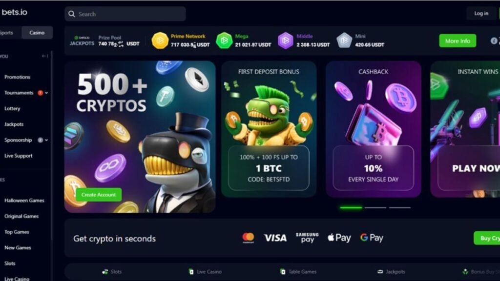 Bets.io Casino takes the lead with its seamless crypto-focused gaming experience