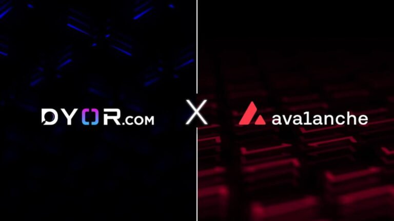 DYOR and Ava Labs Partner to Empower Crypto Users with Transparent, Data-Driven Tools