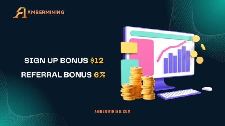 Earn BTC with AMBER Mining Free Bitcoin Cloud Mining in 2025