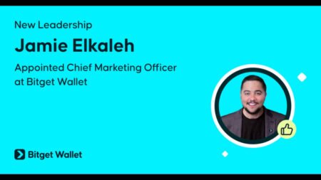 Jamie Elkaleh Appointed as Bitget Wallet’s CMO After Doubling User Base, Leading Major Rebrand