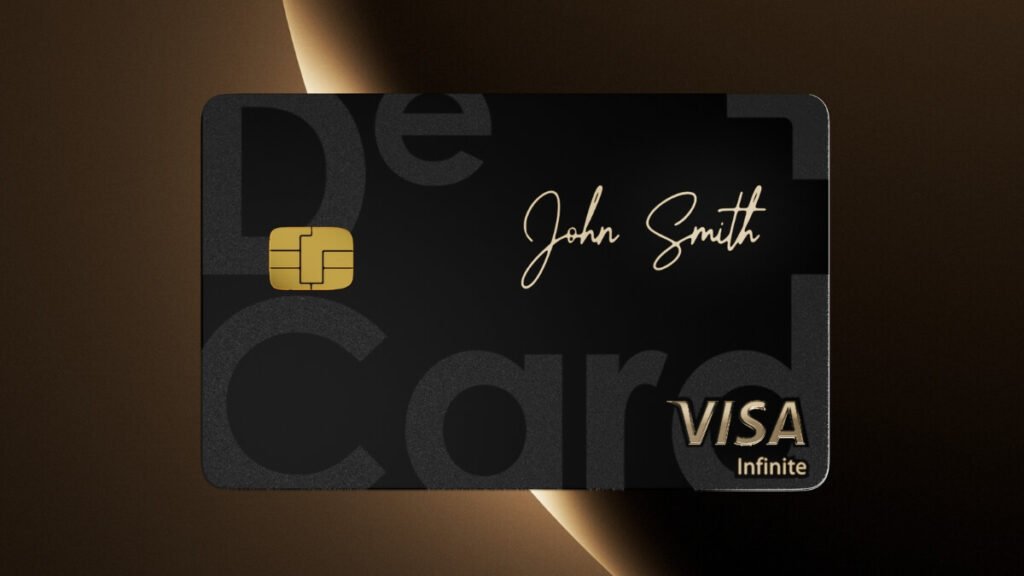 DeCard Luminaries offers global acceptance across Visa’s 150 million merchant locations