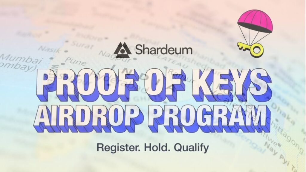 India Leads Global Web3 Shift as Shardeum ‘Proof of Keys’ Airdrop Hits 1.5M SHM in Self-Custody