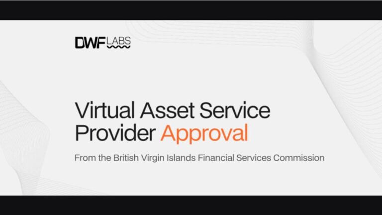 DWF Labs Expands Regulated Crypto Operations With BVI VASP Licence