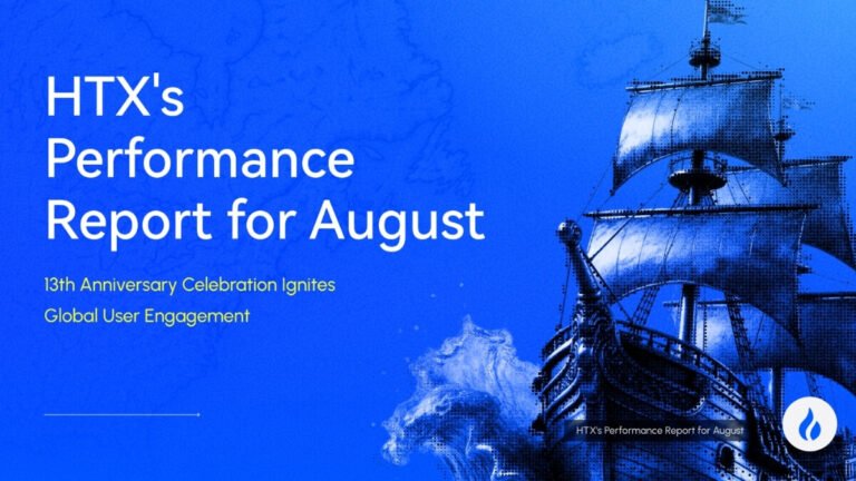 HTX Releases August Performance Report 13th Anniversary Celebration Ignites Global User Engagement