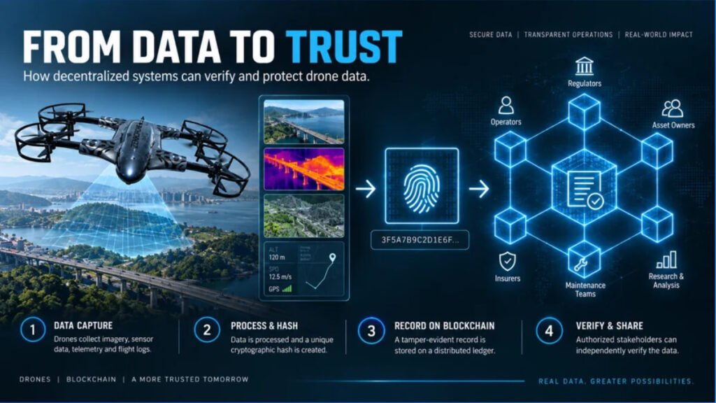 How decentralized systems can verify and protet drone data