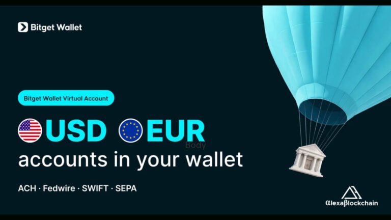 Bitget Wallet Brings USD and EUR Virtual Accounts to 100 Million Users